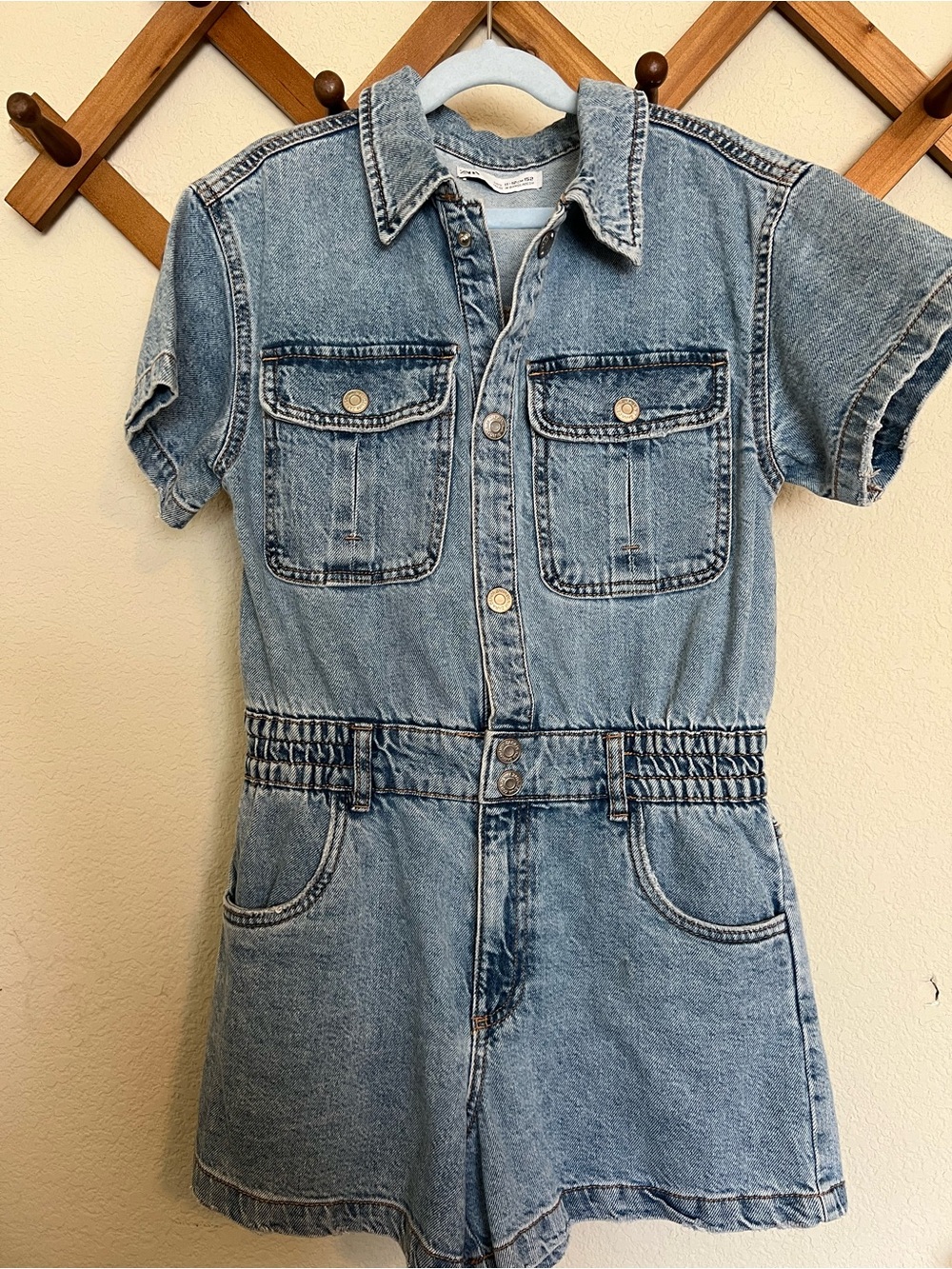 Zara Light Wash Denim Jacket